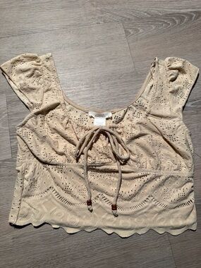 NWT Urban Romantics Textured Crop Top